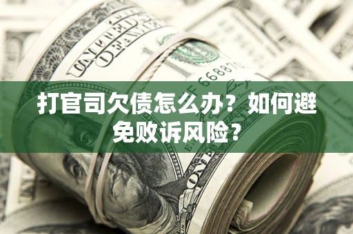 武汉打官司欠债怎么办？如何避免败诉风险？