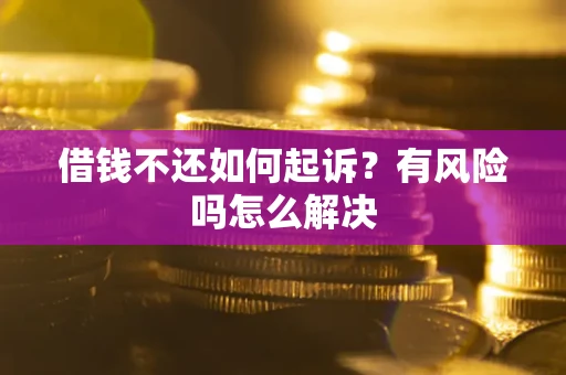 武汉借钱不还如何起诉？有风险吗怎么解决