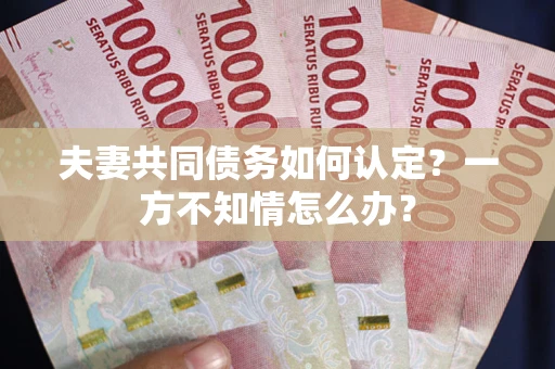 武汉夫妻共同债务如何认定？一方不知情怎么办？