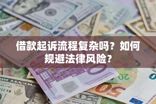 武汉借款起诉流程复杂吗？如何规避法律风险？