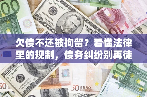 武汉欠债不还被拘留？看懂法律里的规制，债务纠纷别再徒劳奔波