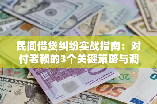 武汉民间借贷纠纷实战指南：对付老赖的3个关键策略与调解盲区解析