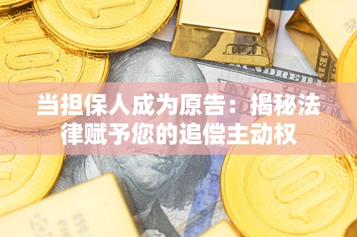 武汉当担保人成为原告：揭秘法律赋予您的追偿主动权