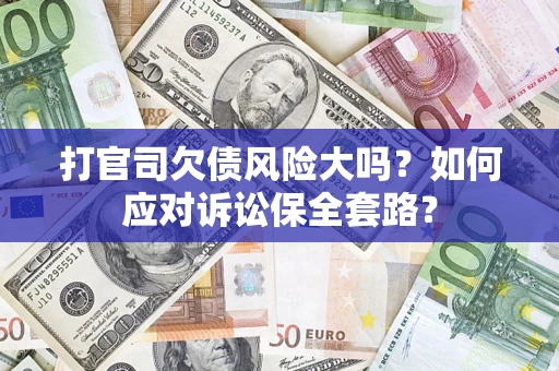武汉打官司欠债风险大吗？如何应对诉讼保全套路？