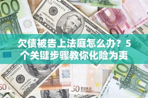 武汉欠债被告上法庭怎么办？5个关键步骤教你化险为夷